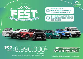 JAC FEST tu auto disfruta más beneficios que nunca