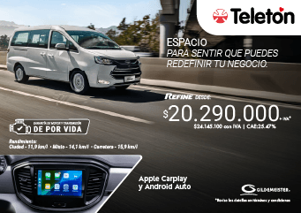 Espacio, tecnología y confort en cada viaje.   