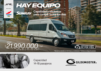  Alta capacidad  y un diseño que eleva la comodidad a otro nivel 