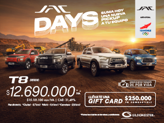 Aprovecha JAC DAYS  y agrega una nueva pickup a tu equipo    