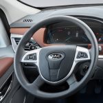 Volante multifunción de cuero